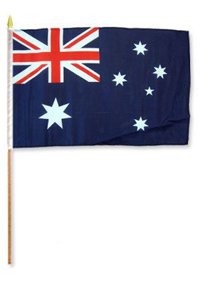 12"x18" International Handheld Flags