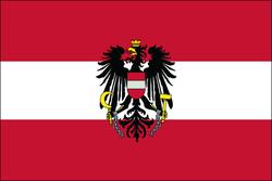 Austria Eagle 3x5 Flag