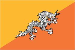 Bhutan 3x5 Flag
