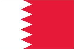 Bahrain 3x5 Flag