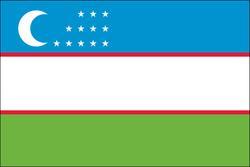 Uzbekistan 3x5 Flag