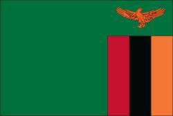 Zambia 3x5 Flag