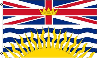 British Columbia 3x5 Flag