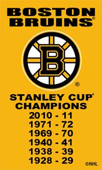 Boston Bruins-Stanley Cup 3'x5' Flag