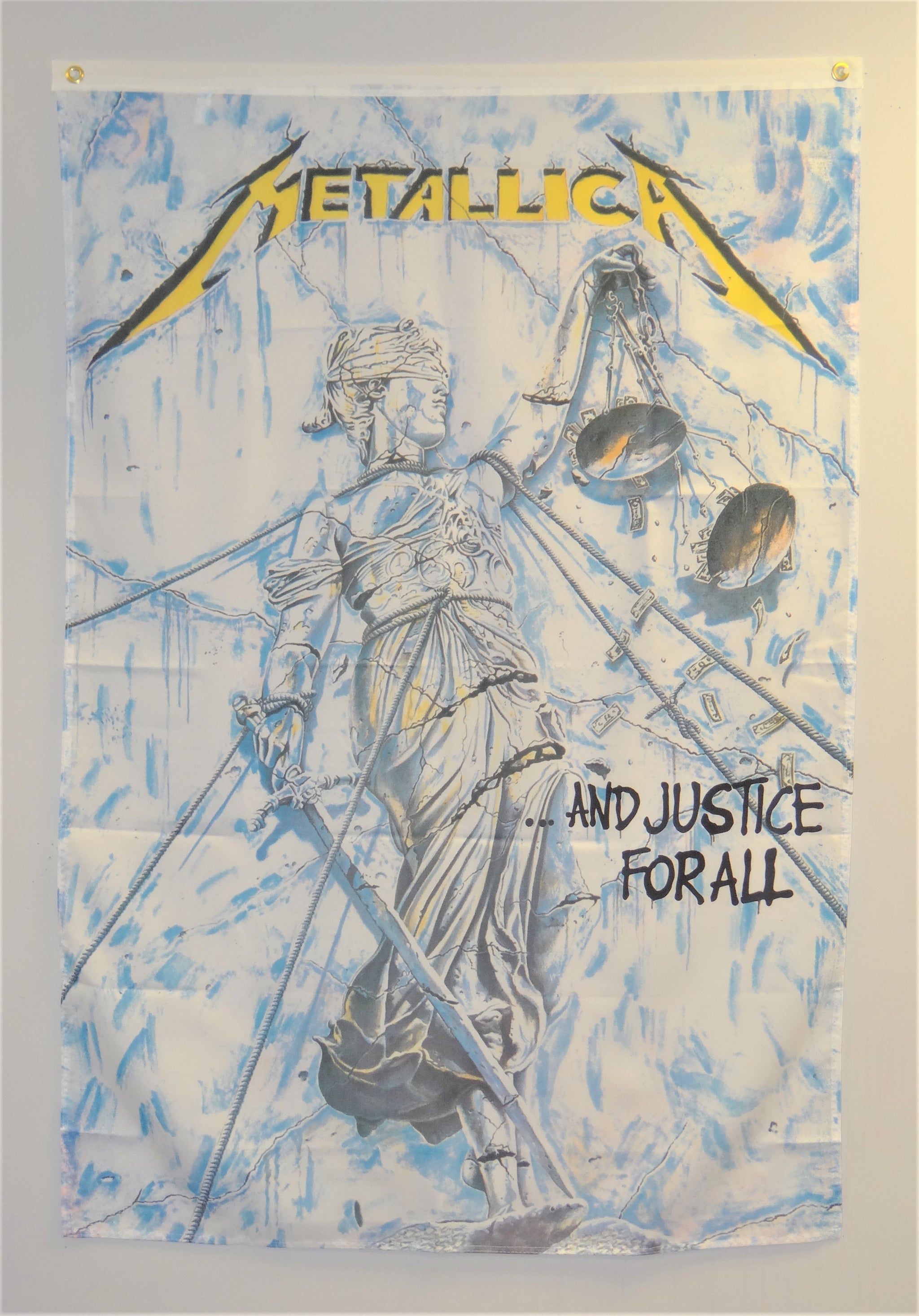 Metallica - Justice For All 'x' Flags – Amana Trading Company