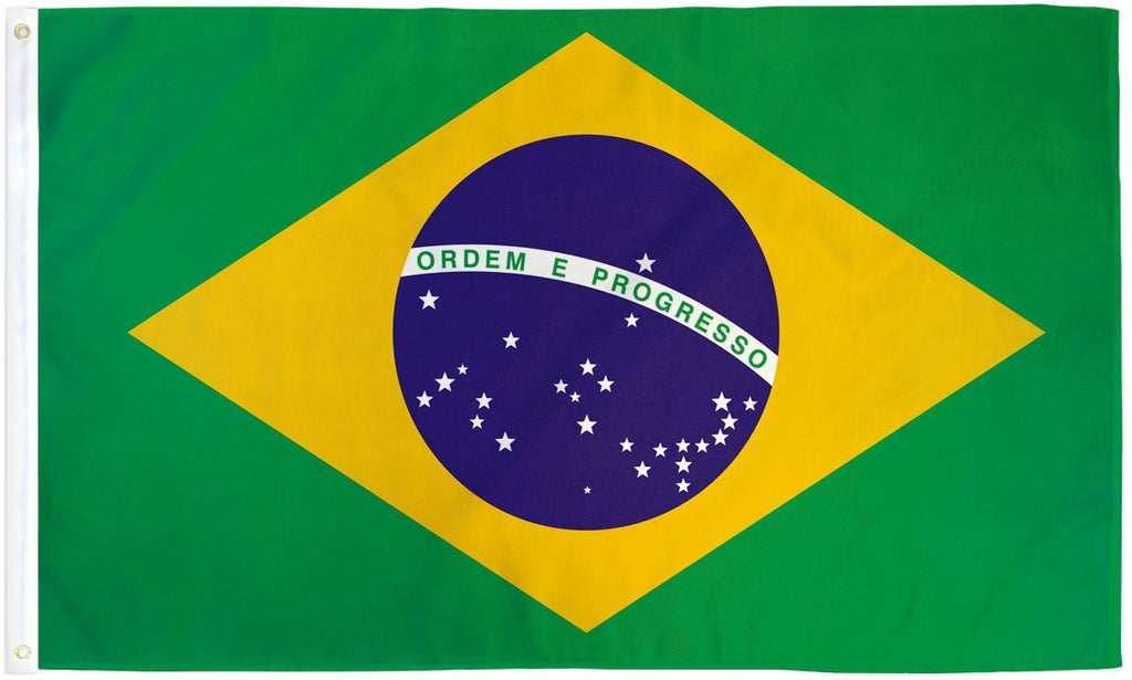 Brazil 4.5'x9' Flag