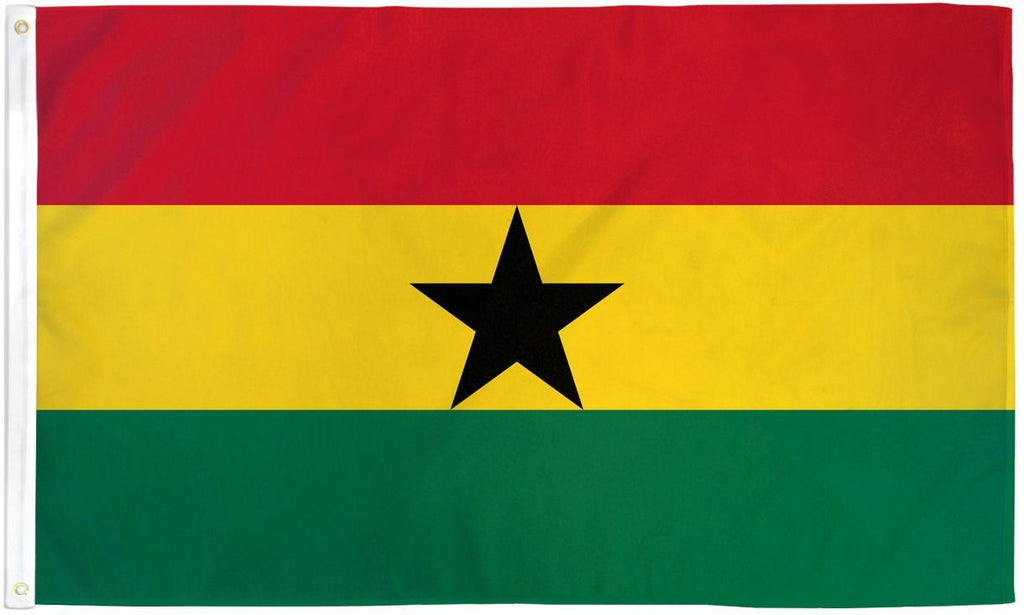 Ghana 4.5'x9' Flag