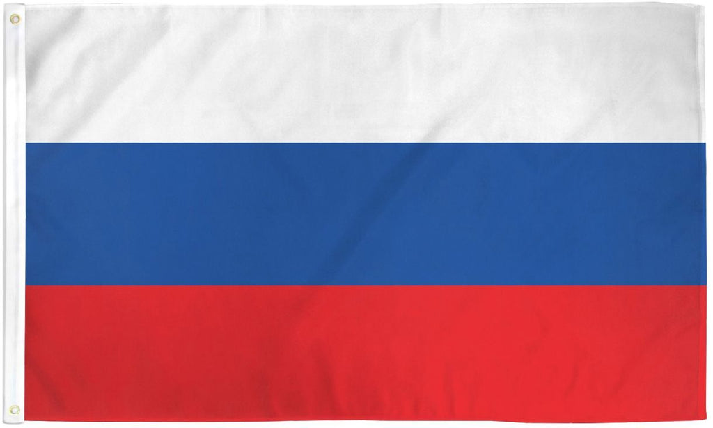 Russia 4.5'x9' Flag