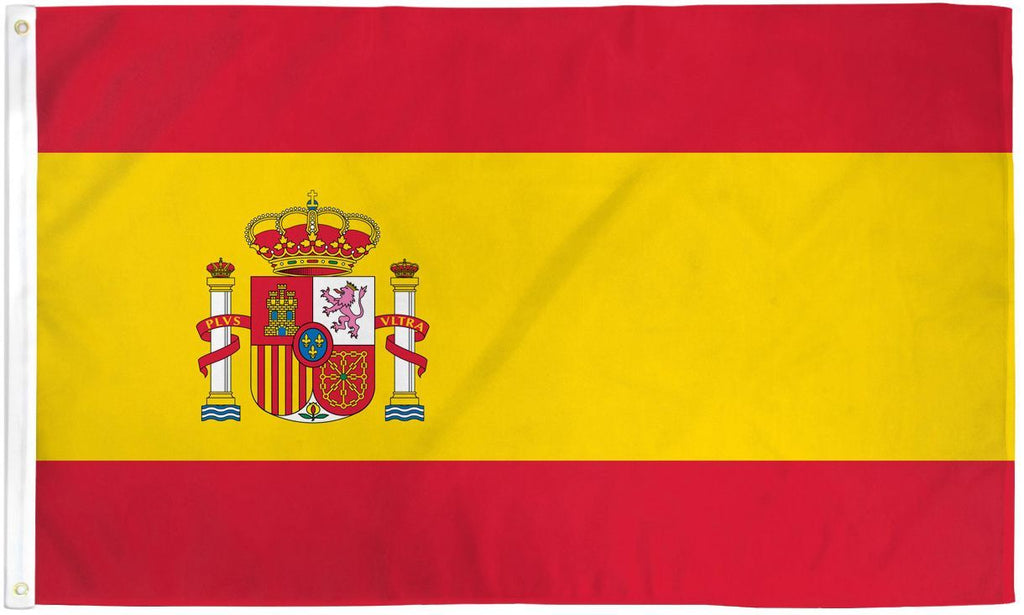Spain 4.5'x9' Flag