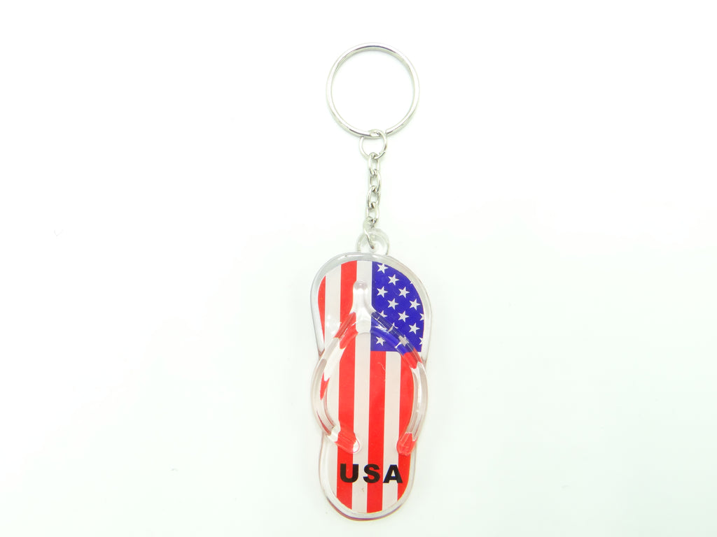 United States of America Sandal Keychain