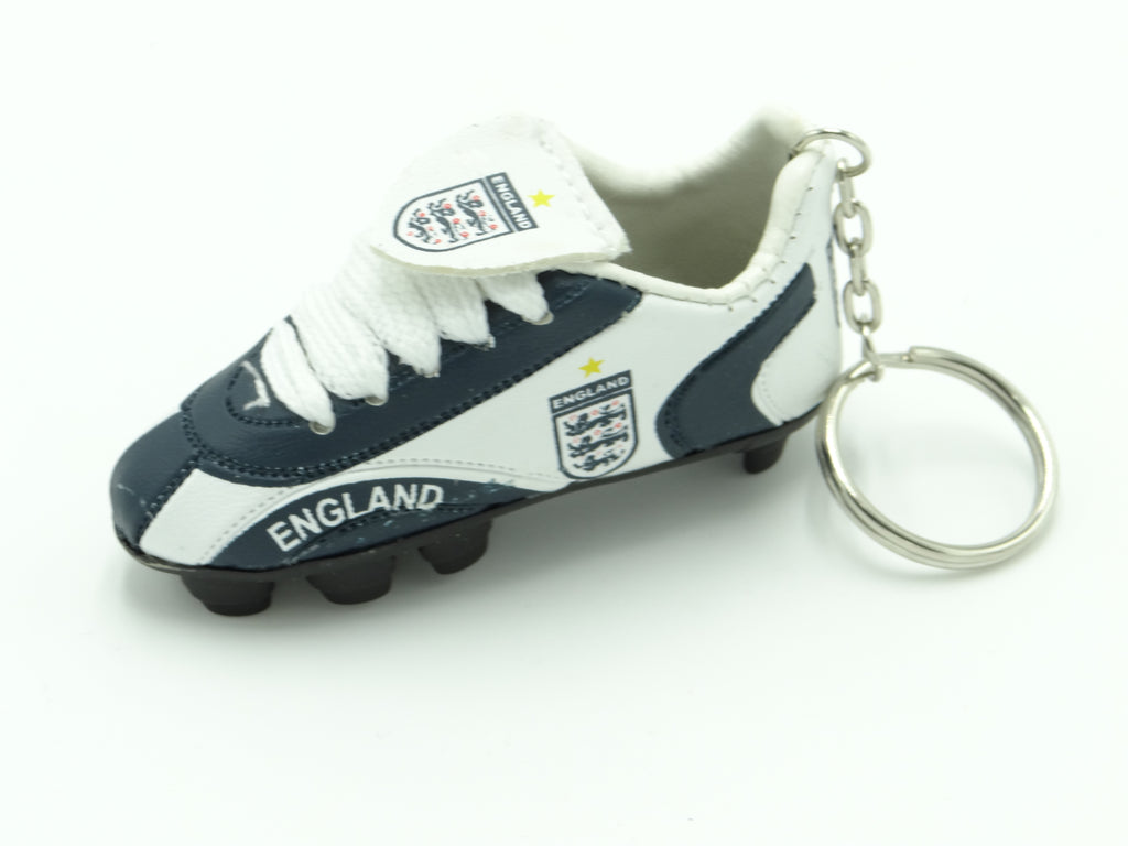 England - Blue Boot Keychain