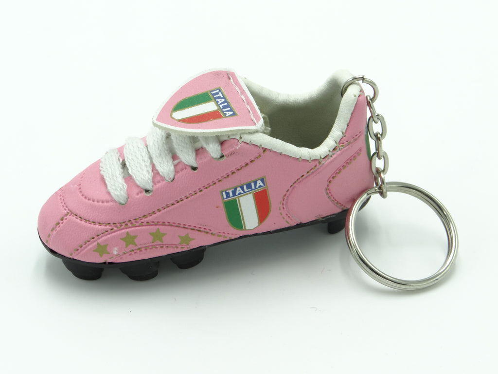 Italy -  Pink  Boot Keychain