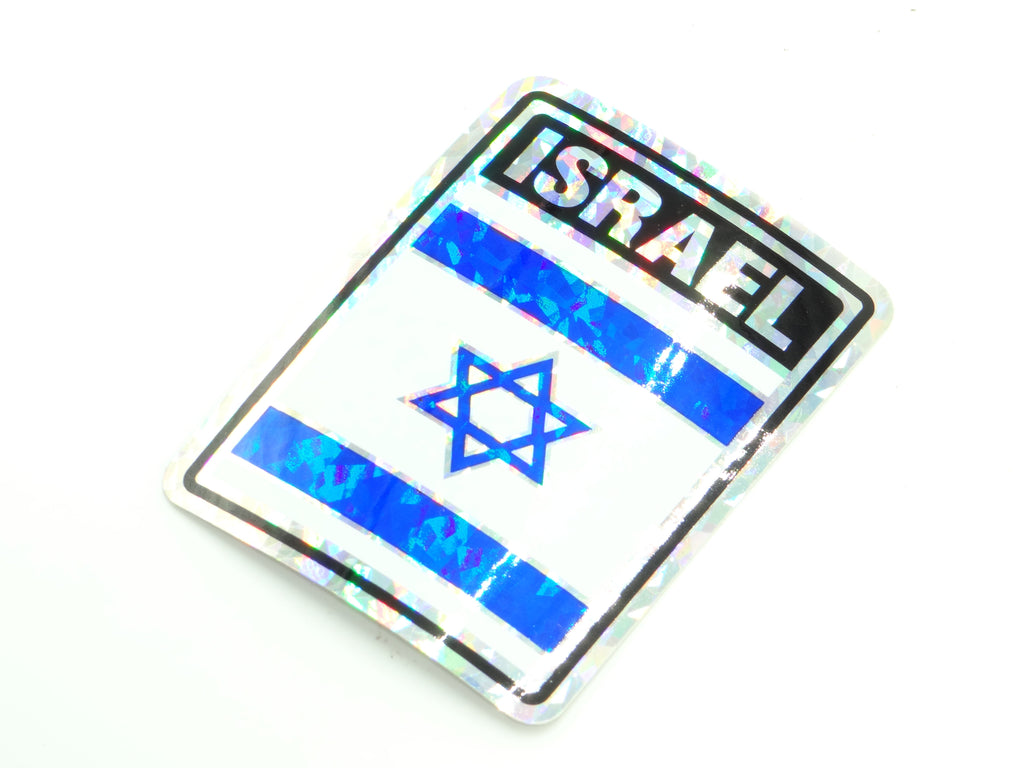 Israel 3"x4" Sticker