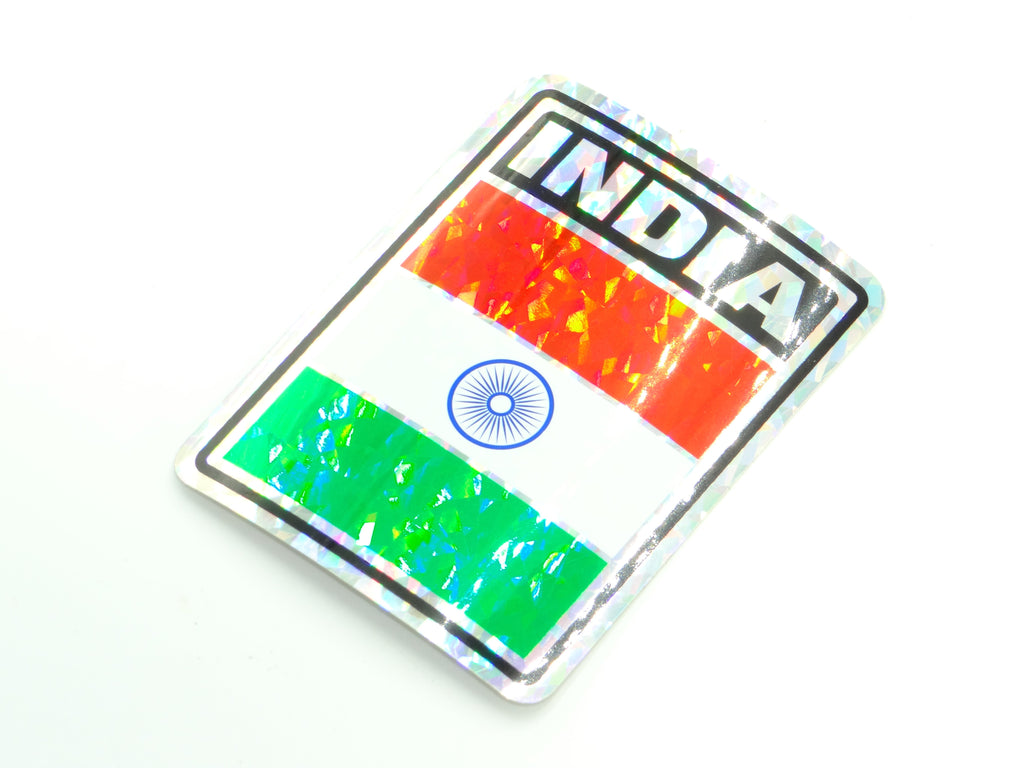 India 3"x4" Sticker