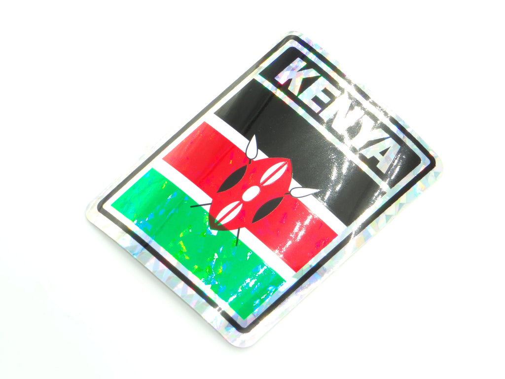 Kenya 3"x4" Sticker