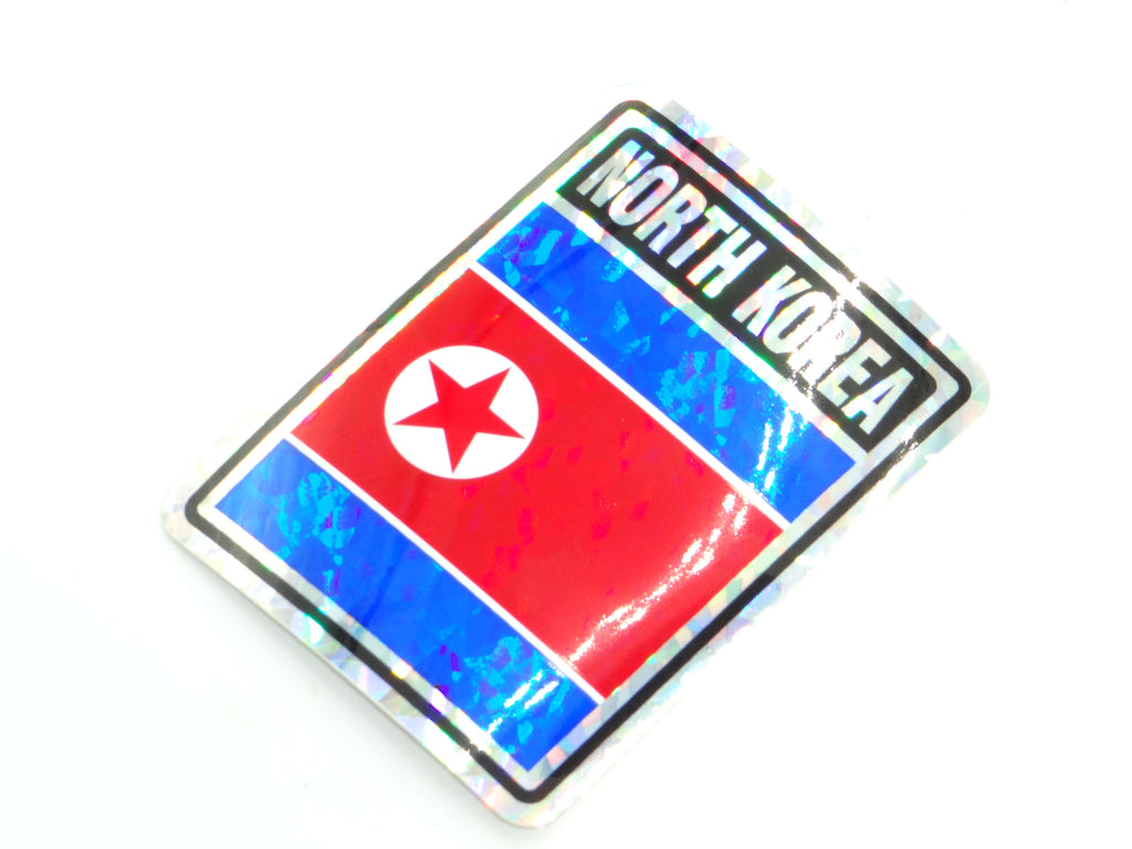 Korea North 3"x4" Sticker