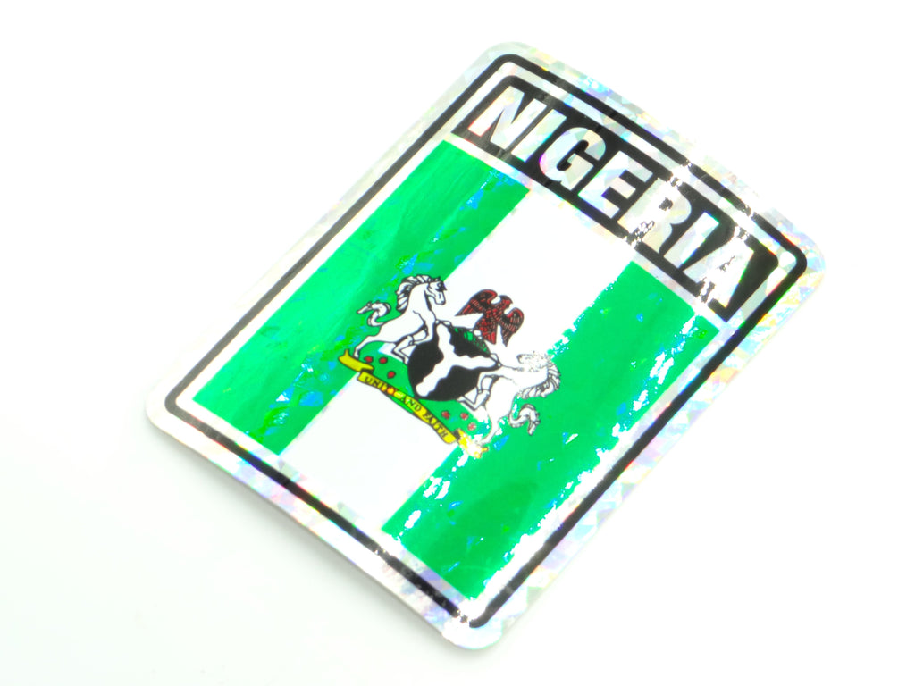 Nigeria 3"x4" Sticker
