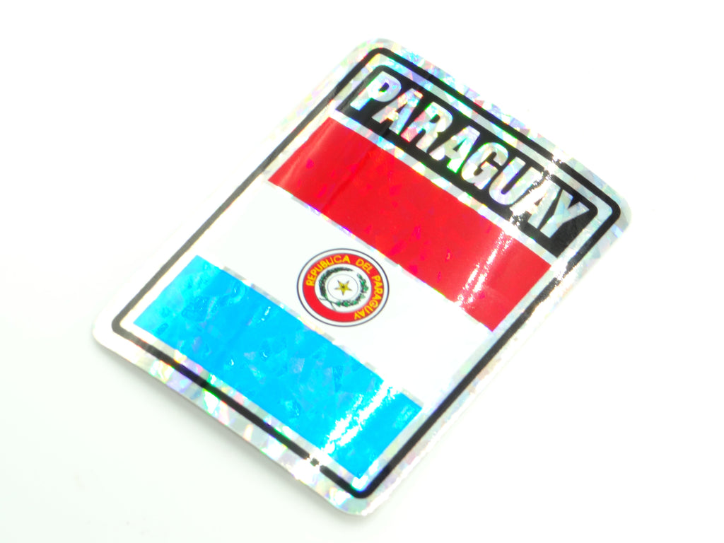 Paraguay 3"x4" Sticker