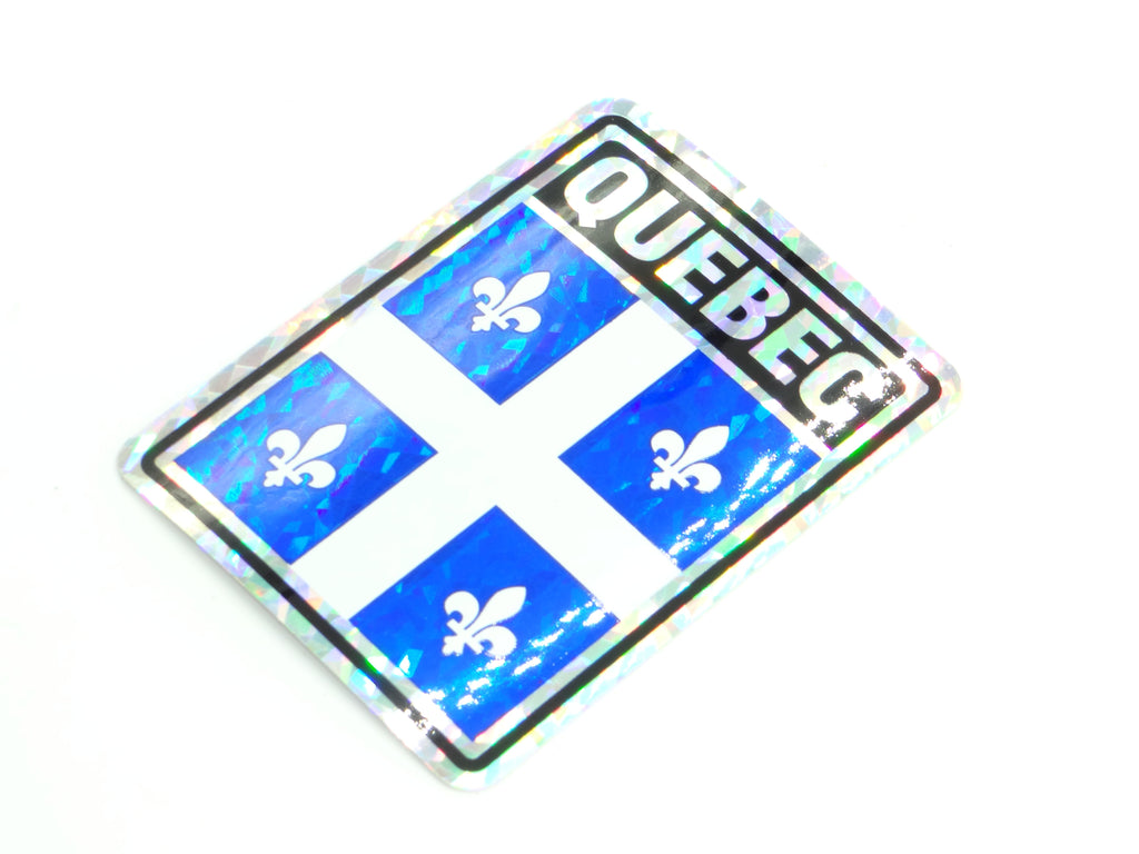 Quebec 3"x4" Sticker