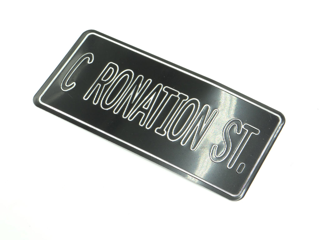 Coronation Street Plate Sticker