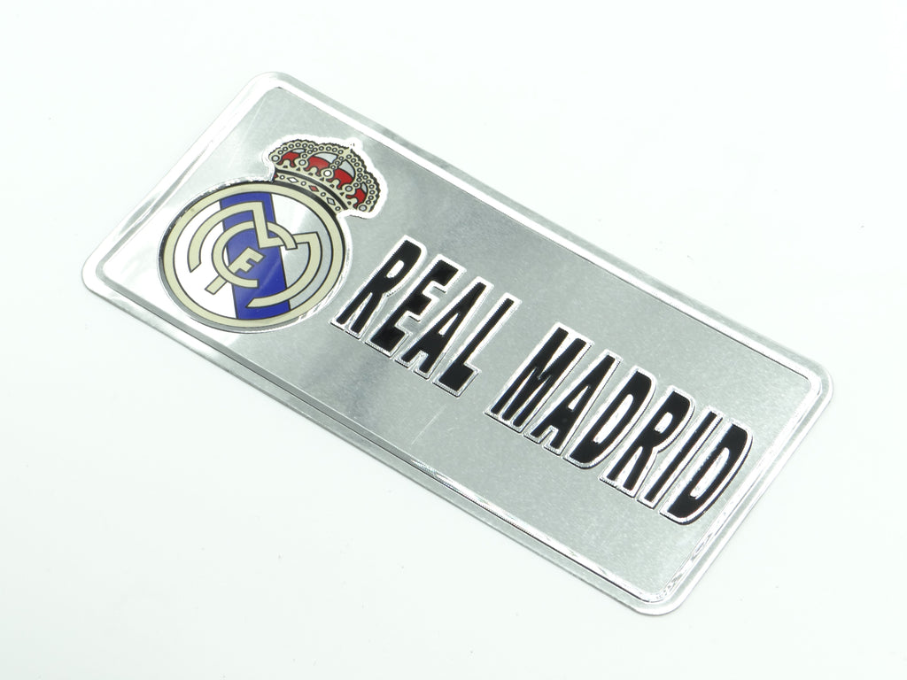 Real Madrid Plate Sticker