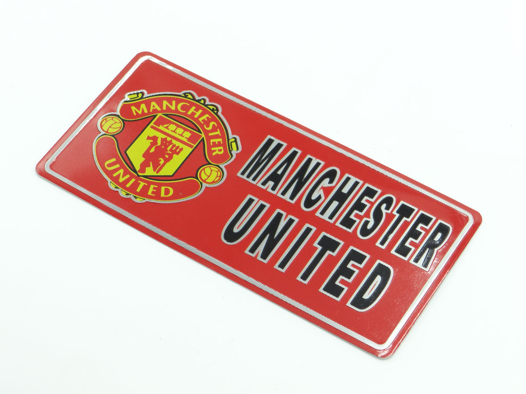 Manchester United Plate Sticker