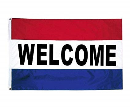 Welcome 3'x5' Flags