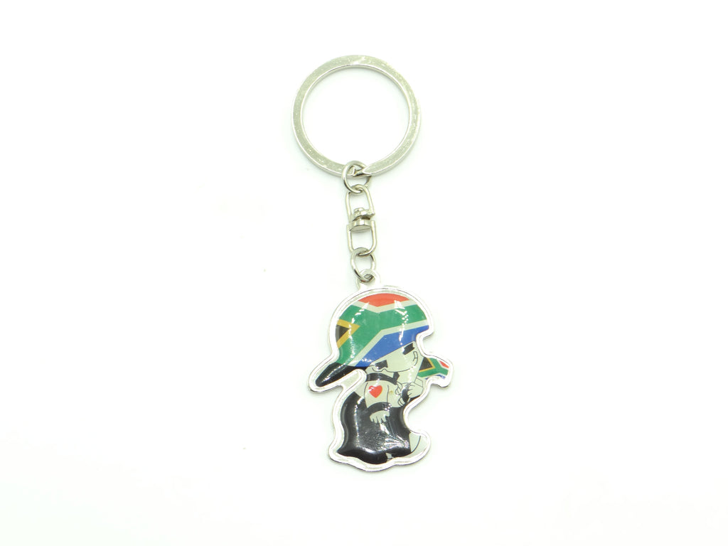 South Africa Boy Keychain