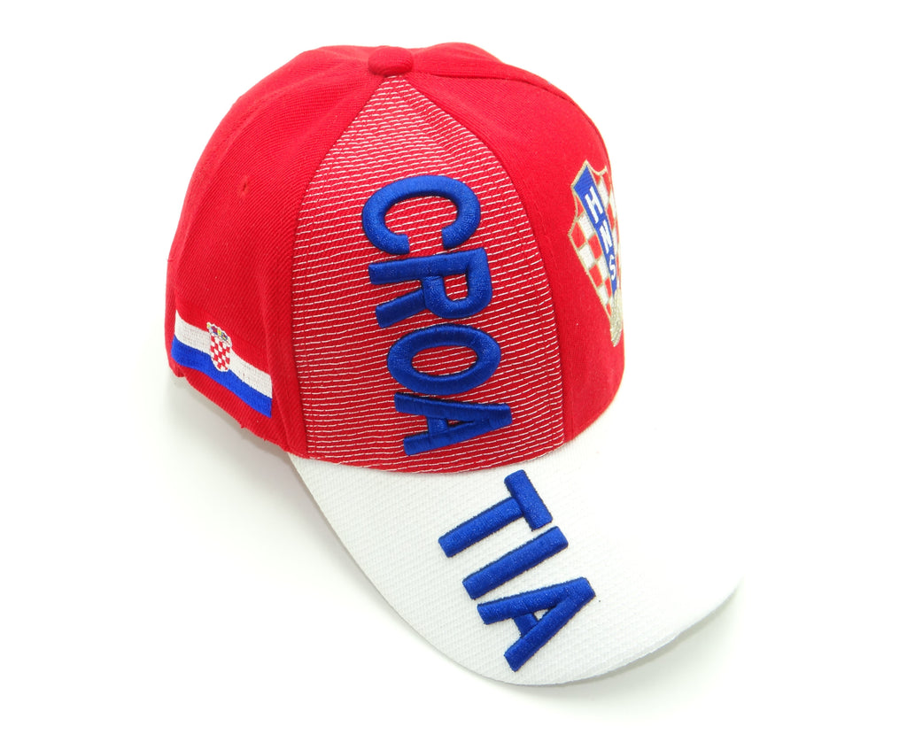 Croatia-Blue 3D Hat