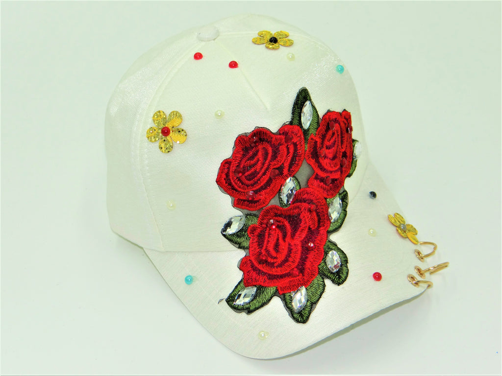 Flower-Jeans 1 Bling Hat