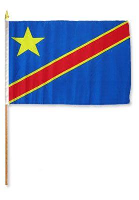 Congo-New 12X18 Flags
