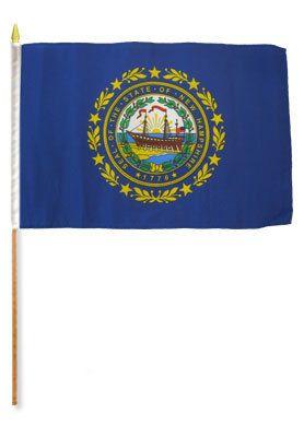 New Hampshire 12X18 Flags