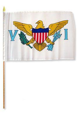 US Virgin Islands 12X18 Flags