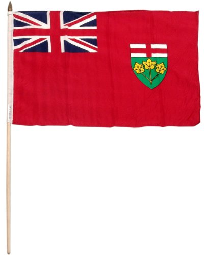Ontario 4"x6" Flag