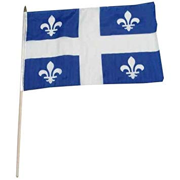 Quebec 4"x6" Flag