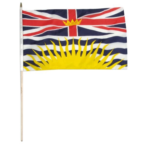 British Columbia 4"x6" Flag