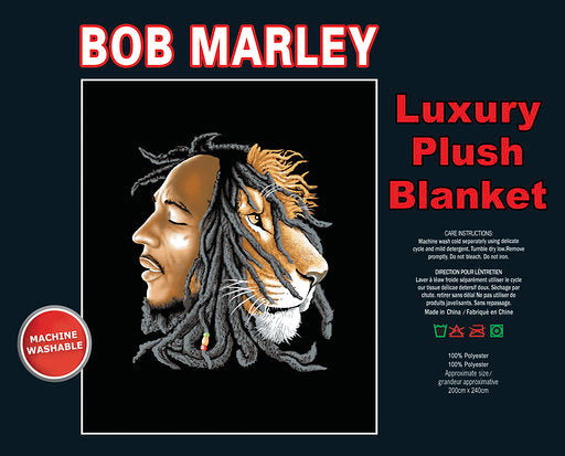 Bob Marley Queen Size Blanket