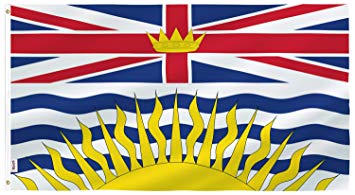 British Columbia 3'x6' Flag
