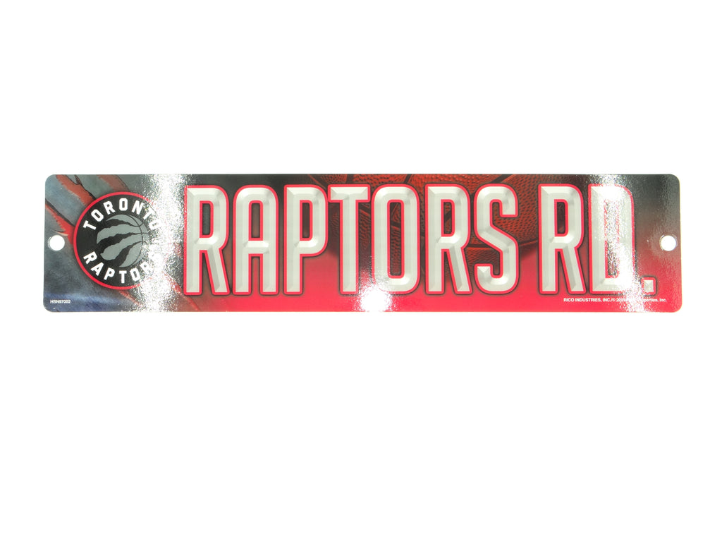 Toronto Raptors Logo , RAPTORS RD. Plastic Sign.