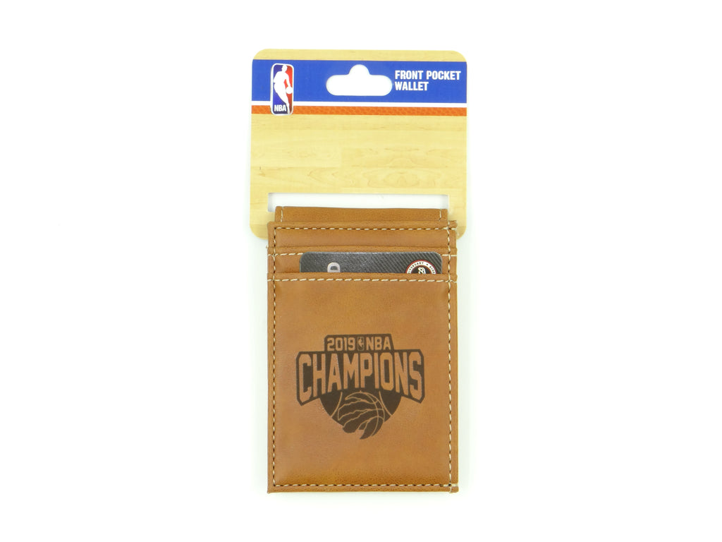 Toronto Raptors Sparo 2019 NBA Finals Champions Front Pocket Wallet