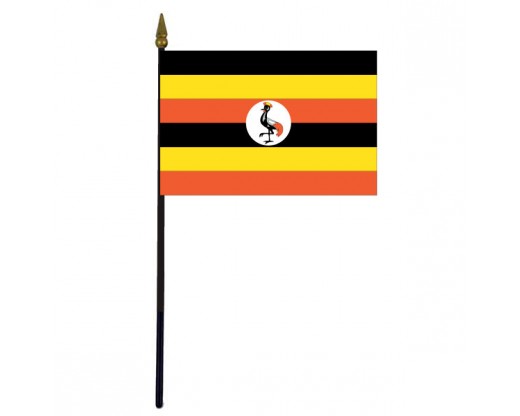 Uganda 4"x6" Flag